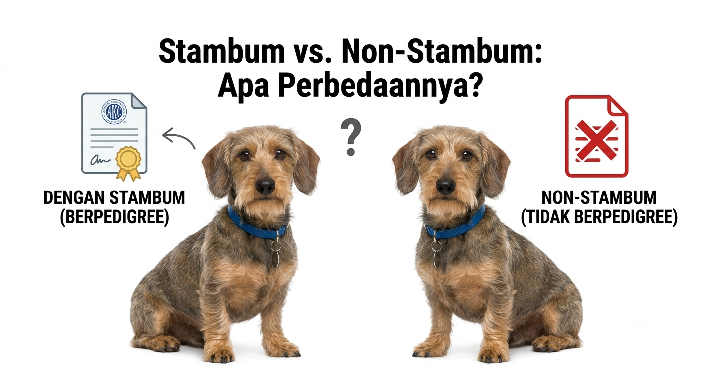 Anjing Dijual dengan Stambum dan Non-Stambum: Apa Perbedaannya?
