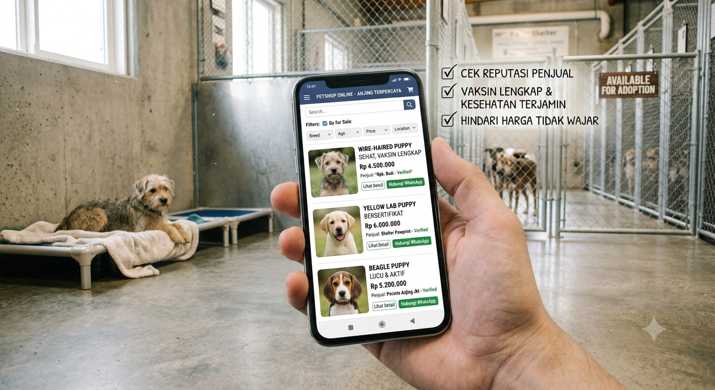 Cara Membeli Anjing Secara Online agar Terhindar dari Penipuan