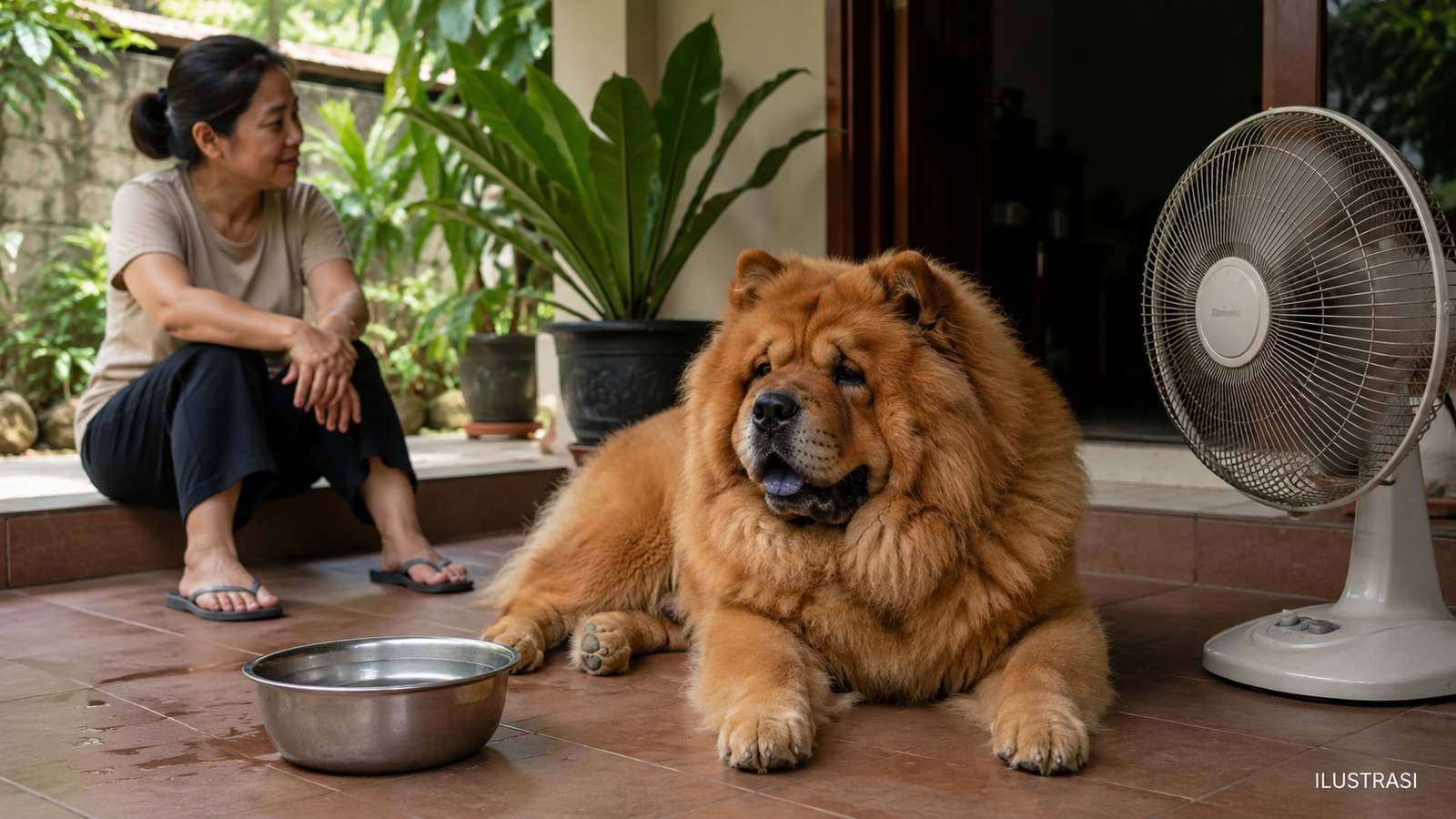 Chow Chow di Cuaca Panas Indonesia: Risiko Heatstroke dan Cara Menjaganya Tetap Aman