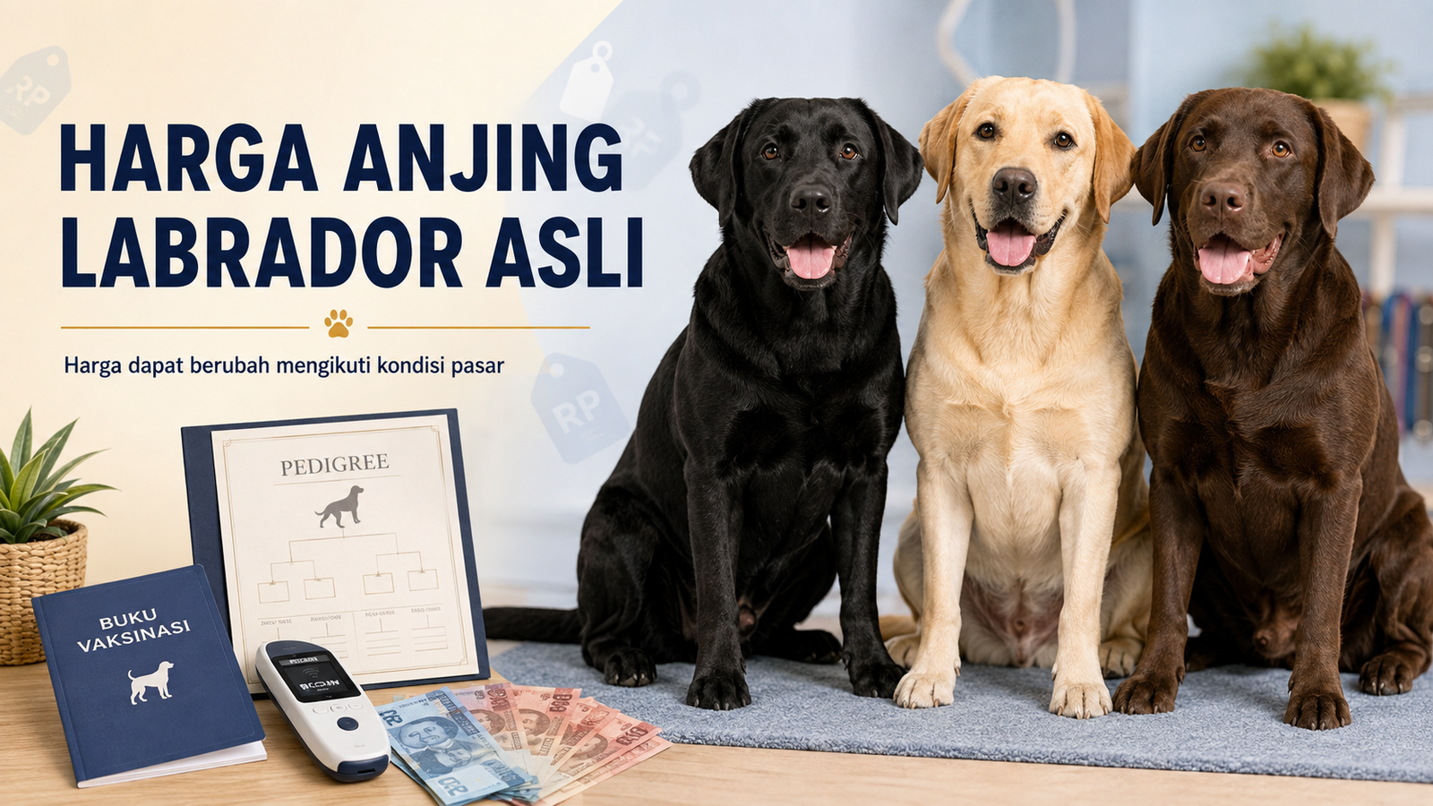 Harga Anjing Labrador Asli di Indonesia: Kisaran dan Faktor yang Memengaruhi